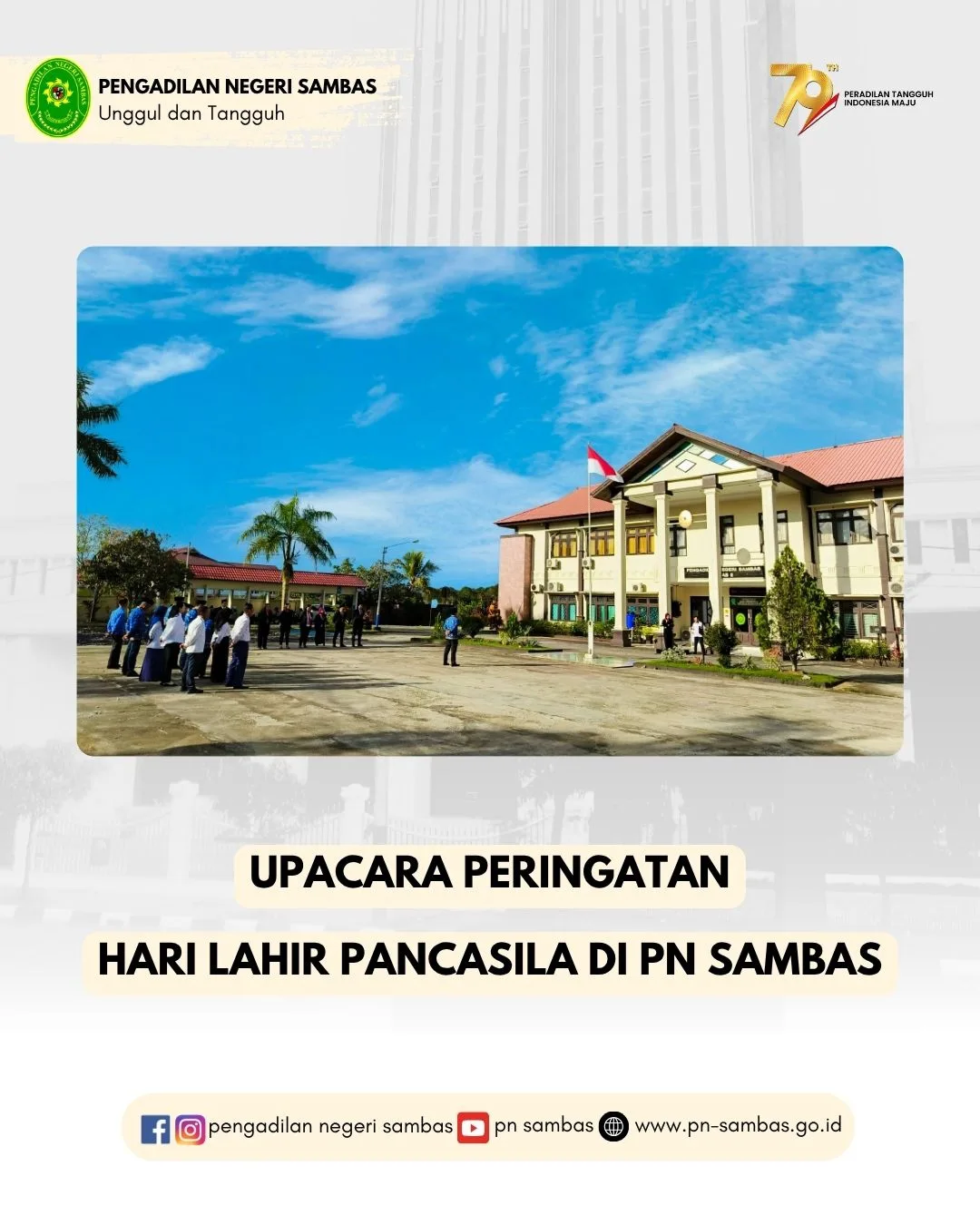 Upacara Peringatan Hari Lahir Pancasila