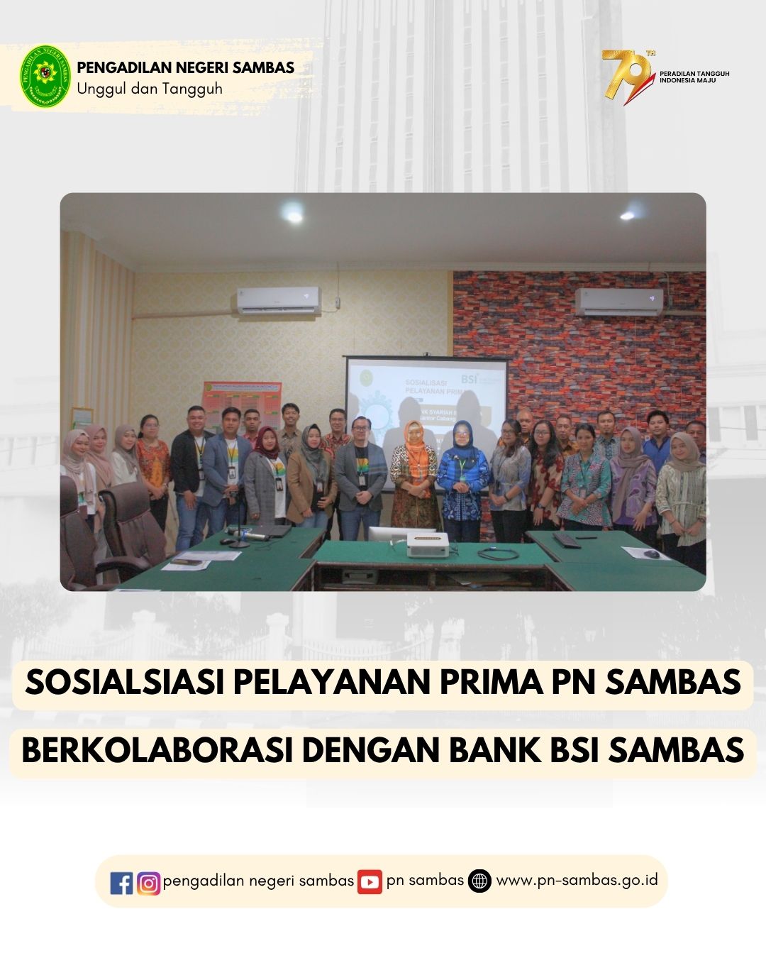 Sosialisasi Pelayanan Prima