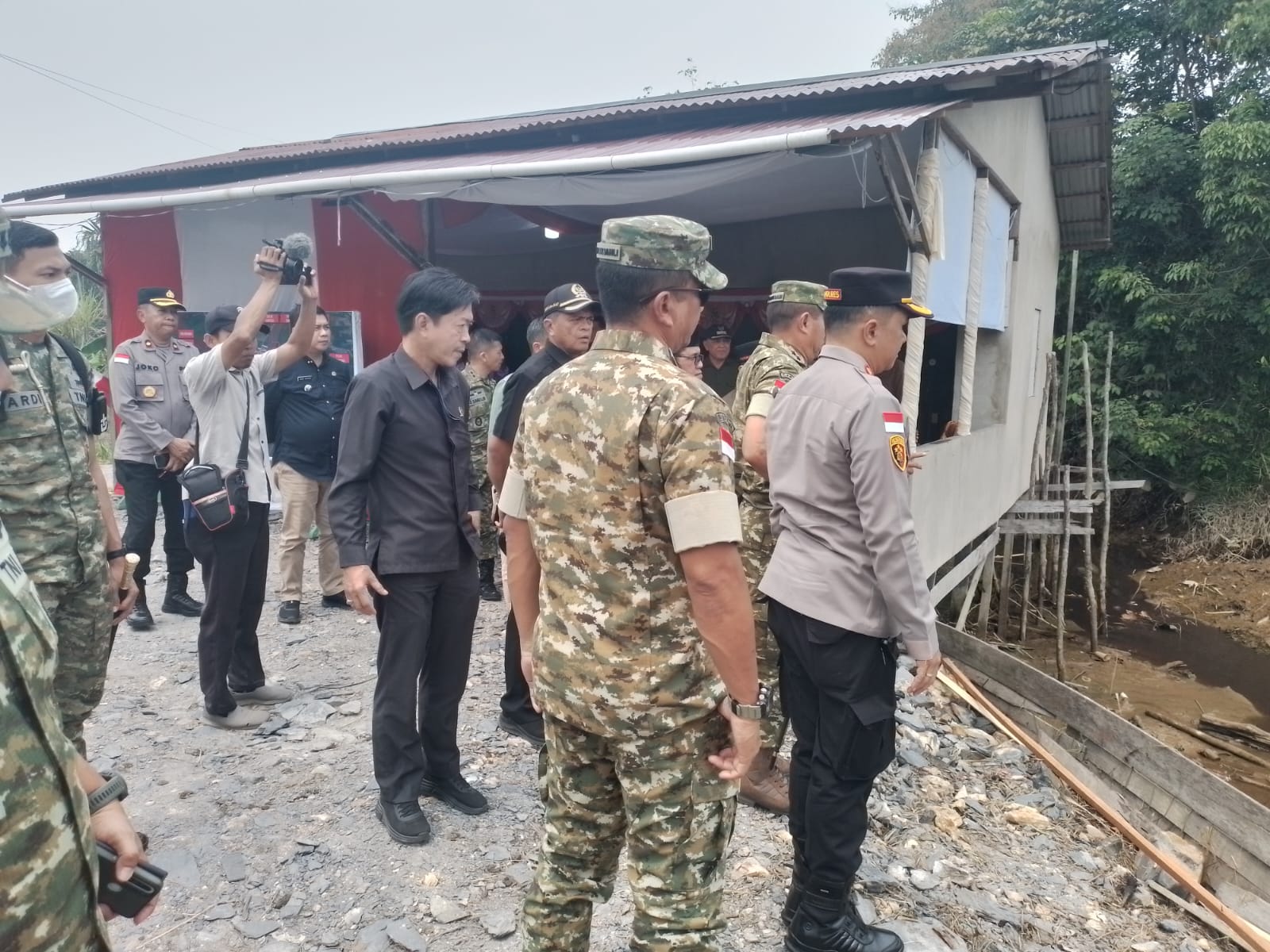 Peresmian Jembatan Garuda dan Titik Air Bersih